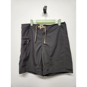 Patagonia Men's Solid Wavefarer Board Shorts/Trunks, Size 32, In Gray. 8" Inseam